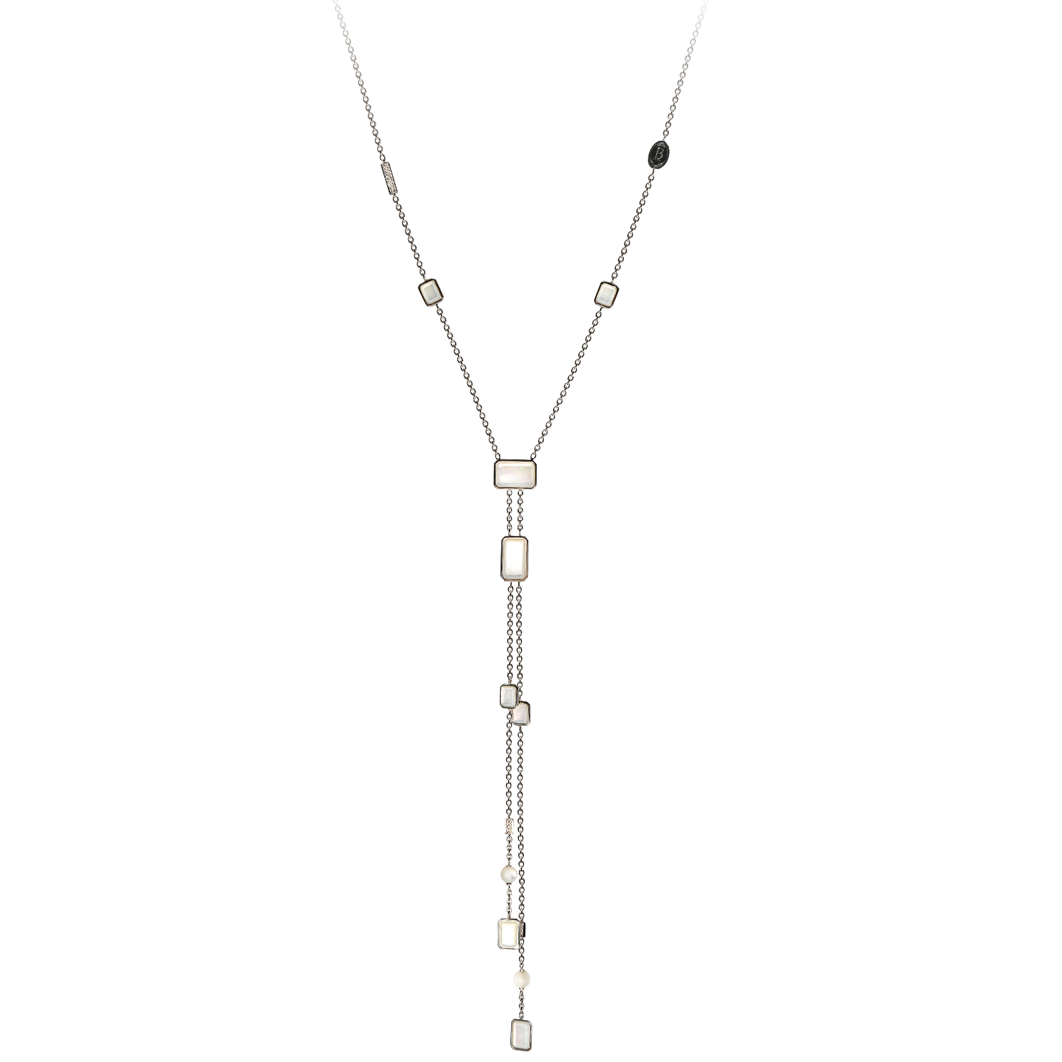 Irresistible B Sautoir Necklace Mother of Pearl